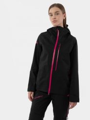 4F Kurtka skiturowa 4FPRO membrana DERMIZAX® 20 000 damska XL. Czarne bielizna termoaktywna damska 4f, bez wzorów, z hardshellu, bez ramiączek, narciarskie, Dermizax. W wyprzedaży za 119.99 zł.