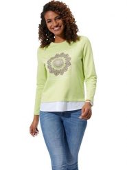 WITT WEIDEN Bluza w kolorze jasnozielonym rozmiar: 50. Zielone bluzy WITT WEIDEN, bez wzorów, bez ramiączek, bez kaptura. Za 60.99 zł.