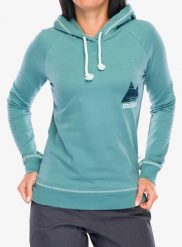 Bluza z kapturem damska Edelrid Tecu Hoody. Zielone bluzy z kapturem EDELRID, na lato, m, bez wzorów, z bawełny, z kapturem. Za 262.89 zł.