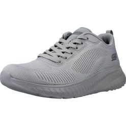 Buty do chodzenia damskie Skechers 117209LTGY. Szare buty sportowe lifestyle Skechers, bez wzorów, z materiału, sportowe, bez zapięcia, skechers sport. Za 262.99 zł.