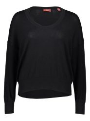 ESPRIT Sweter w kolorze czarnym rozmiar: XS. Czarne swetry Esprit, xs, bez wzorów, z bawełny, bez ramiączek. Za 66.00 zł.