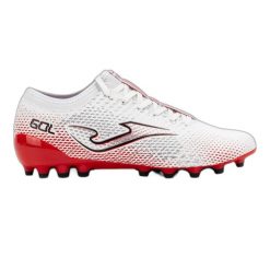 Buty piłkarskie Joma Gol 2602 AG. Białe buty treningowe Joma, bez wzorów, z materiału, bez zapięcia, do piłki nożnej. Za 256.00 zł.