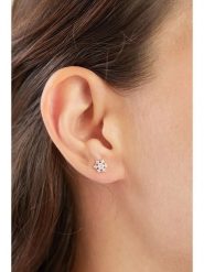 Lodie Silver Srebrne kolczyki-wkrętki z cyrkoniami rozmiar: onesize. Szare kolczyki Lodie Silver, z cyrkonią, srebrne. Za 43.95 zł.