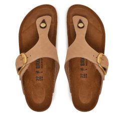 Japonki Birkenstock. Czerwone japonki Birkenstock, bez wzorów. Za 459.99 zł.