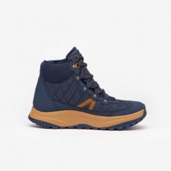 Buty turystyczne damskie Quechua SH500 Mid QLT wodoodporne. Białe buty trekkingowe QUECHUA, na zimę, bez zapięcia. W wyprzedaży za 149.99 zł.
