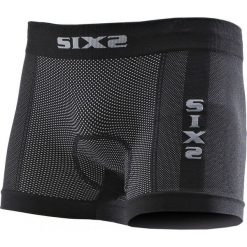 Bokserki Sixs Box2. Czarne bokserki damskie SIXS, bez wzorów, ze skóry. Za 270.00 zł.