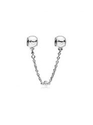 Pandora Srebrny łańcuszek zabezpieczający z cyrkoniami rozmiar: onesize. Szare łańcuszki Pandora, z cyrkonią, srebrne. Za 175.77 zł.