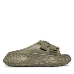 Klapki Palladium. Szare klapki Palladium, bez wzorów, bez obcasa, bez zapięcia. Za 329.99 zł.