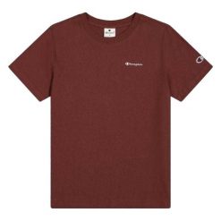 T-shirt Damski Logo. Brązowe t-shirty Champion, bez wzorów, sportowe, bez kołnierzyka, bez ramiączek. Za 143.99 zł.