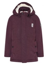 LEGO Parka zimowa "Jaselle 722" w kolorze bordowym rozmiar: 152. Czerwone płaszcze Lego, na zimę, s, bez wzorów, bez kaptura. Za 288.52 zł.