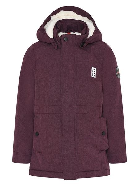 LEGO Parka zimowa "Jaselle 722" w kolorze bordowym rozmiar: 116. Czerwone płaszcze Lego, na zimę, s, bez wzorów, bez kaptura. Za 279.78 zł.