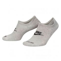 Skarpety Unisex Adult Plus Cushioned Everyday (zestaw 3 Sztuk). Szare skarpetki Nike, bez wzorów. Za 115.99 zł.