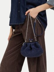 Weekend Max Mara Torebka Pasticcino 2615511115650 Granatowy. Niebieskie kopertówki Weekend Max Mara, bez wzorów, z syntetyku, wizytowe, bez dodatków. Za 1,159.00 zł.