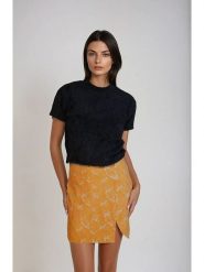 Monki Spódnica w kolorze pomarańczowym rozmiar: 34. Pomarańczowe spódnice Monki, bez wzorów, mini. Za 43.99 zł.