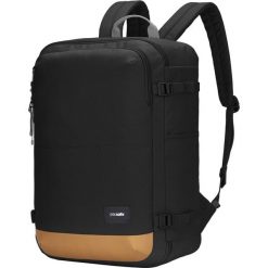 Plecak antykradzieżowy Pacsafe Go Carry-on Backpack 34 L - jet black. Czarne plecaki Pacsafe, bez wzorów, bez dodatków. Za 606.99 zł.