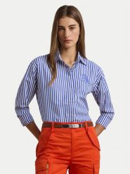 LAUREN RALPH LAUREN Koszula 200957334001 Niebieski. Niebieskie koszule Lauren Ralph Lauren, xs, bez wzorów, z bawełny, bez kołnierzyka, bez ramiączek. Za 539.99 zł.