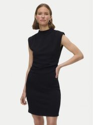 Vero Moda Sukienka codzienna Nelli 10335685 Czarny Slim Fit. Czarne sukienki Vero Moda, na co dzień, m, bez wzorów, z syntetyku, bez kołnierzyka, bez ramiączek, proste. Za 159.99 zł.