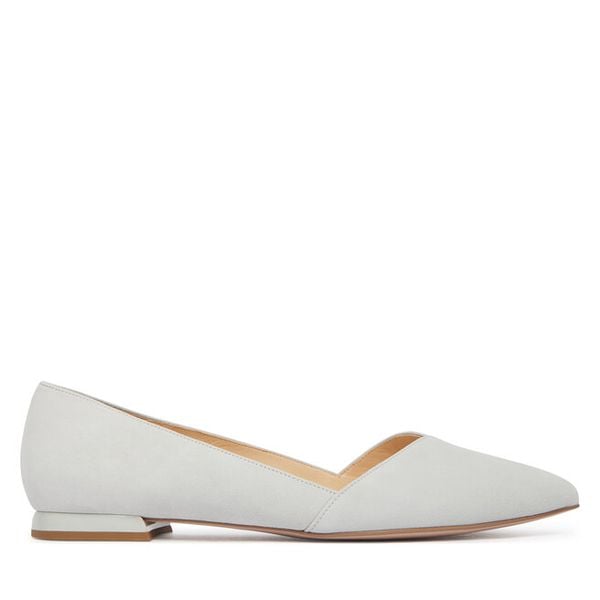 Baleriny HÖGL. Szare baleriny Högl, bez wzorów, bez obcasa, bez zapięcia. Za 699.99 zł.