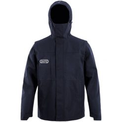 Kurtka wodoodporna Jako Wardrobe. Niebieskie kurtki przeciwdeszczowe JAKO, l, bez wzorów, z materiału, bez kaptura, trekkingowe. Za 699.00 zł.