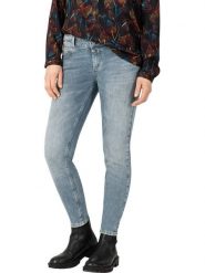 Timezone Dżinsy "Enya" - Skinny fit - w kolorze błękitnym rozmiar: W26/L30. Niebieskie jeansy Timezone, l, z aplikacjami, ze skóry, klasyczne. Za 96.83 zł.