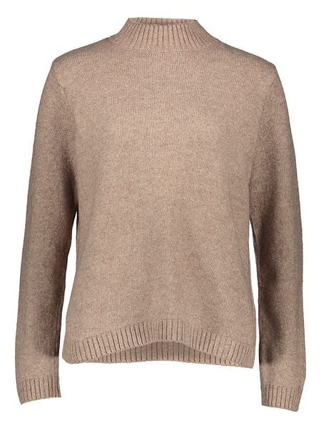 Street One Sweter w kolorze jasnobrązowym rozmiar: 36. Brązowe swetry Street One, bez wzorów, street, bez ramiączek. Za 109.52 zł.