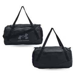 Torba sportowa Under Armour na siłownię, basen, trening 25 litrów. Czarne torby sportowe Under Armour, bez wzorów. W wyprzedaży za 181.05 zł.