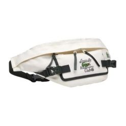 Saszetka typu nerka dla dorosłych Lacoste. Brązowe nerki i saszetki Lacoste, z aplikacjami, z materiału, eleganckie, bez dodatków. Za 377.00 zł.