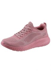 Buty do chodzenia damskie Skechers Memory Foam Bobs Squad Chaos. Czerwone buty treningowe Skechers, bez wzorów, z dzianiny, bez zapięcia, trekkingowe. Za 239.99 zł.