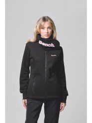 Bench Bluza "Haylo" w kolorze czarnym rozmiar: 38. Czarne bluzy bez kaptura Bench, bez wzorów, z bawełny, bez kaptura. Za 169.95 zł.