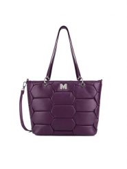 MEXX Torebka MEXX-K-017-06 Fioletowy. Fioletowe torebki klasyczne Mexx, bez wzorów, z materiału, bez dodatków. Za 199.99 zł.