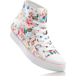 Trampki bonprix biały w kwiaty. Buty sportowe lifestyle marki Mohito. Za 59.99 zł.