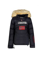 Geographical Norway Parka "Belancolie" w kolorze granatowym rozmiar: 164. Niebieskie płaszcze Geographical Norway, bez wzorów, bez kaptura. Za 250.35 zł.