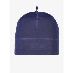 Czapka termoaktywna Odlo Polyknit Warm Reflective Hat - skipper blue. Niebieskie czapki zimowe ODLO, bez wzorów, sportowe. Za 96.59 zł.