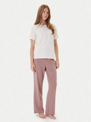 BOSS Piżama 50545568 Beżowy Regular Fit. Brązowe piżamy Boss, m, bez wzorów, z bawełny, bez kołnierzyka, bez ramiączek. Za 439.99 zł.