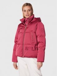 Tommy Hilfiger Kurtka puchowa WW0WW36062 Różowy Regular Fit. Czerwone kurtki Tommy Hilfiger, na zimę, l, bez wzorów, z puchu, bez kaptura. Za 799.99 zł.