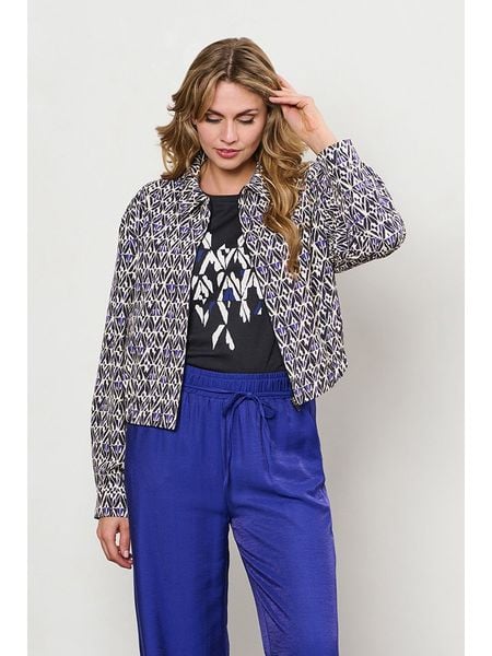 &Co Woman Kurtka "Paloma" w kolorze czarno-niebieskim rozmiar: XXL. Czarne kurtki &Co Woman, xxl, bez wzorów, bez kaptura. Za 402.20 zł.