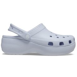 Klapki damskie Crocs CLASSIC PLATFORM CLOG. Białe klapki Crocs, bez wzorów, bez obcasa, bez zapięcia. Za 310.25 zł.