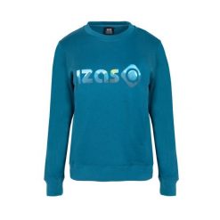 Podstawowa bluza bawełniana dla kobiet Izas RODHES W. Niebieskie bluzy bez kaptura IZAS, bez wzorów, z bawełny, bez kaptura. Za 160.83 zł.