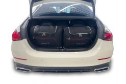 Torby Do Bagażnika Mercedes-Benz E Limousine 2023+ 5Szt Kjust. Czarne torby podróżne KJUST, bez wzorów, z kauczuku. Za 1,642.00 zł.