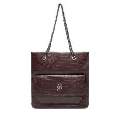 Torebka Badura. Brązowe torebki klasyczne Badura, bez wzorów, klasyczne, bez dodatków. Za 279.99 zł.