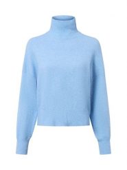 Samsøe Samsøe Sweter z dzianiny z zawartością alpaki - Nola Kobiety niebieski, S. Niebieskie swetry Samsøe & Samsøe, s, bez wzorów, z dzianiny, eleganckie, bez ramiączek. Za 429.95 zł.
