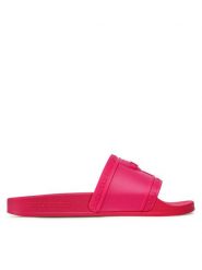 KARL LAGERFELD Klapki KL80919 Różowy. Czerwone klapki KARL LAGERFELD, bez wzorów, z tworzywa sztucznego, bez obcasa, bez zapięcia. Za 199.99 zł.