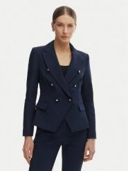 Rinascimento Marynarka CFC0127894003 Granatowy Slim Fit. Niebieskie marynarki i żakiety Rinascimento, s, bez wzorów, z syntetyku, bez ramiączek. Za 799.99 zł.