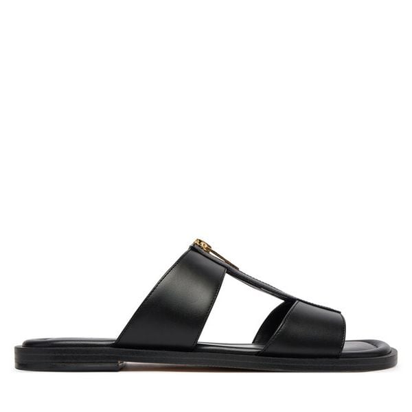 Klapki MICHAEL Michael Kors. Czarne klapki MICHAEL Michael Kors, bez wzorów, bez obcasa, bez zapięcia. Za 529.99 zł.