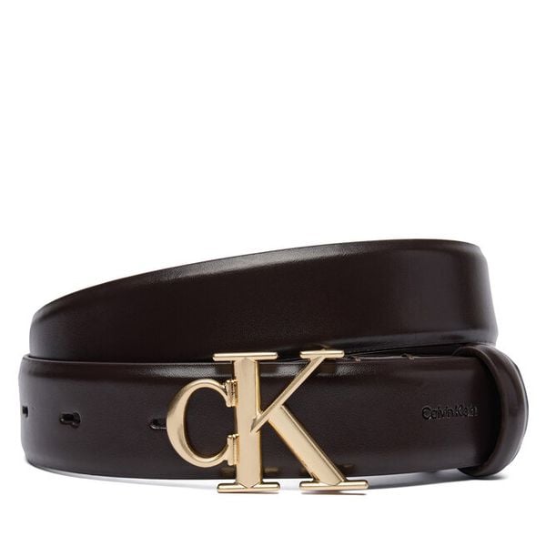 Pasek Calvin Klein. Czarne paski Calvin Klein, bez wzorów. Za 249.99 zł.