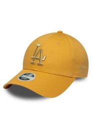 New Era Czapka z daszkiem LA Dodgers Metallic Yellow 9FORTY 60667386 Żółty. Żółte czapki z daszkiem New Era, bez wzorów, z bawełny. Za 99.99 zł.