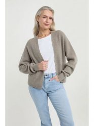 Josephine & Co Kardigan w kolorze oliwkowym rozmiar: M. Brązowe swetry Josephine & Co, m, bez wzorów, z wełny, bez ramiączek. Za 253.54 zł.