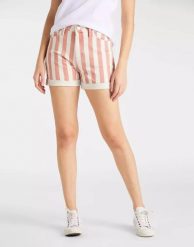 LEE MOM SHORT DAMSKIE SZORTY JEANSOWE KRÓTKIE SPODENKI L37MLIMG 112108049. Szorty Lee, bez wzorów, z jeansu. Za 149.99 zł.