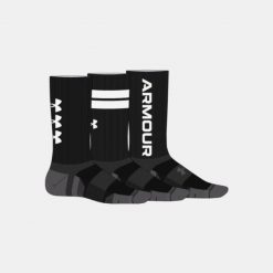 Skarpety sportowe Under Armour Performance Tech długie (3-PAK). Czarne skarpetki Under Armour, bez wzorów. Za 65.04 zł.