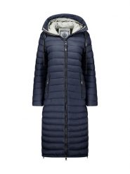 Canadian Peak Płaszcz pikowany "Azuleak" w kolorze granatowym rozmiar: L. Niebieskie płaszcze Canadian Peak, l, bez wzorów, bez kaptura. Za 274.75 zł.